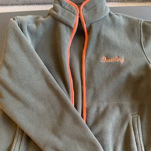 Men’s XXL Green Breitling Fleece Zip Up.